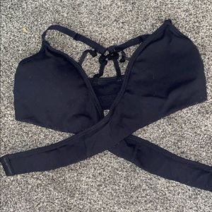 Alphalete surface wrap bra black XS women’s